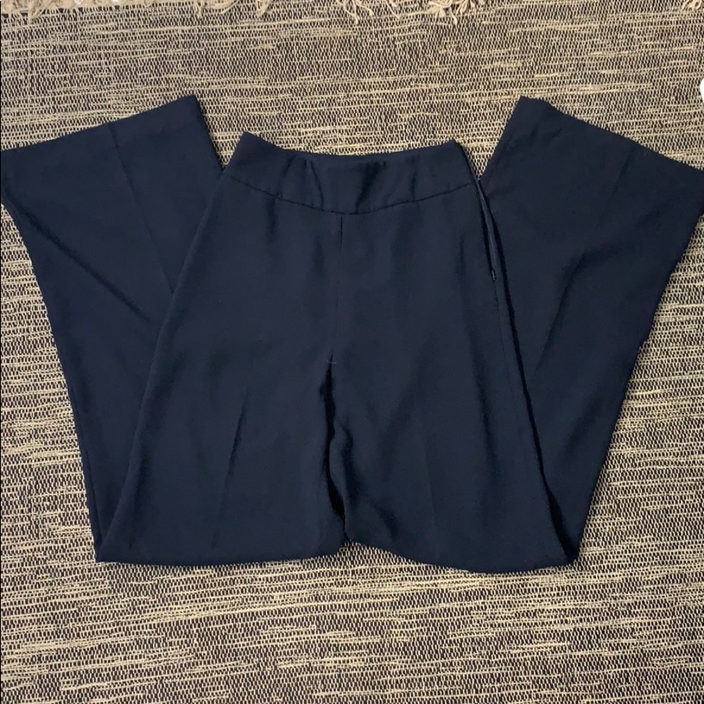 Express high rise wide leg trousers - Navy